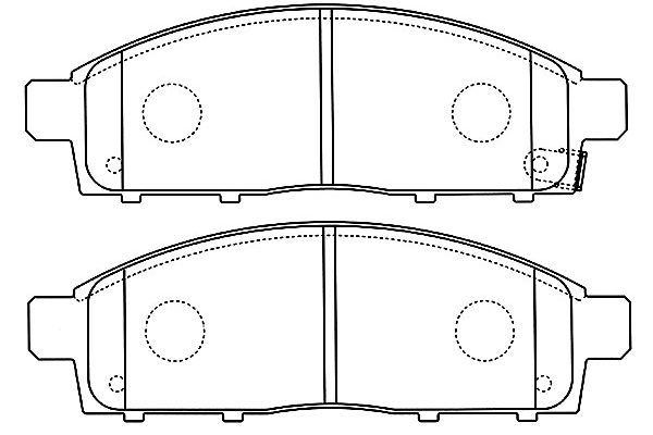 KAVO PARTS Jarrupala, levyjarru BP-5552